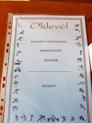 2019.09.08. Wesselényi Miklós Vadász Társaság